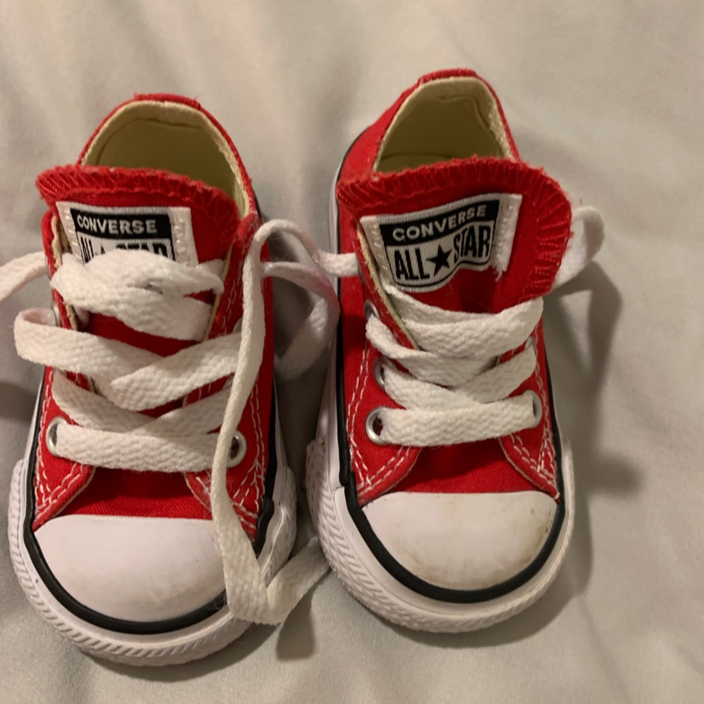Converse Kids Bright Red Sneakers